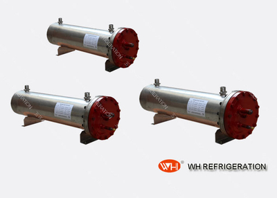 SS 304 Stainless Steel Heat Exchangers Shell And Tube Heat Exchangers For Plating Chiller