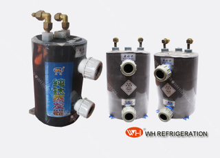 Titanium Tube Heat Exchanger Evaporator For Aquarium Chiller Cooling Unit