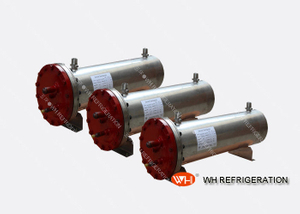 Industrial Steel Shell And Tube Type Heat Exchanger 18.6kw Cooling Capacity