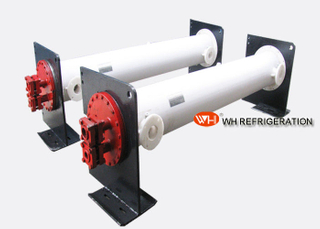 Efficient Heat Exchanger, Evaporator Shell Tube 20 HP, Freon To Water Evaporator