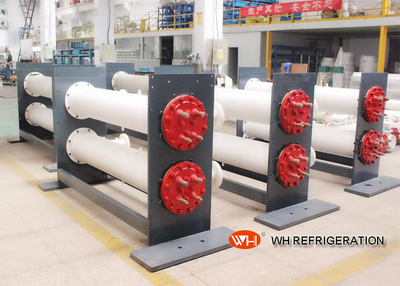 Stainlesss Steel Shell &amp; Tube Dry Heat Exchanger For Refrigeration System 11KW~900KW