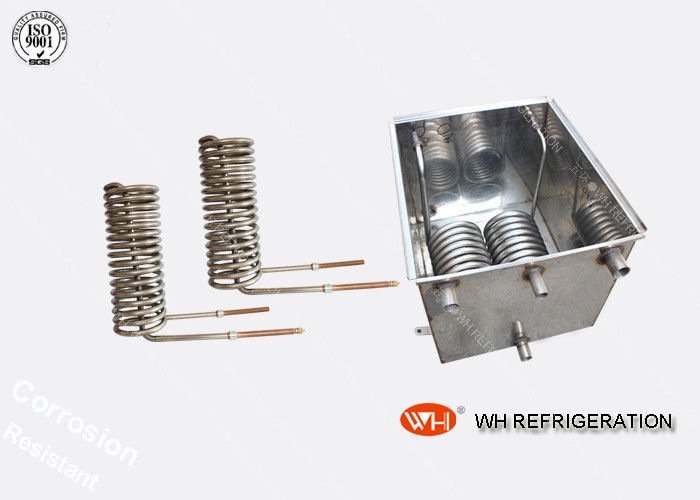 Water Tank Stainless Steel Coil Heat Exchanger For Refrigeration Parts