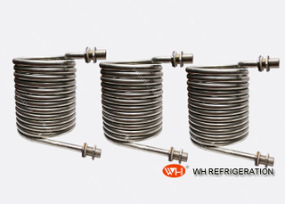Titanium Coil Heat Exchanger , Sea Water Condenser Coil Refrigeration Parts