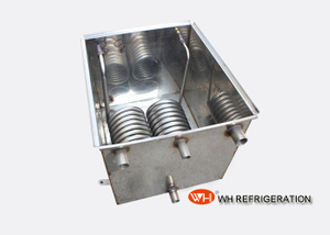 Water Tank Stainless Steel Coil Heat Exchanger For Laser Chiler OEM Service