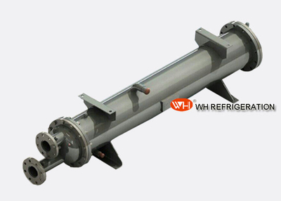 Screw Unit Industrial Shell And Tube Condenser Water Cooled Single System