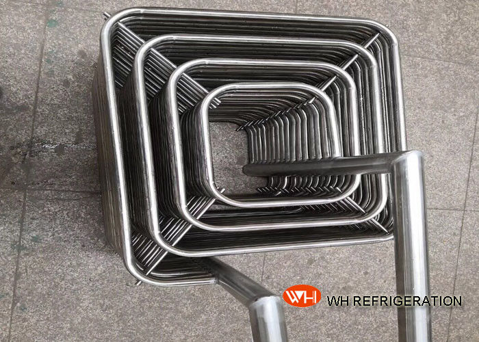 Aquarium Double Loop Counter Flow Coil Heat Exchanger / Titanium Heat Exchanger
