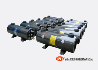 Titanium Swimming Pool Heat Pump Heat Exchanger Vertical U Tube Type